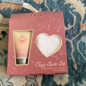 New lululemon athletica Vanilla Rose Cozy Sock Set - Pink and White